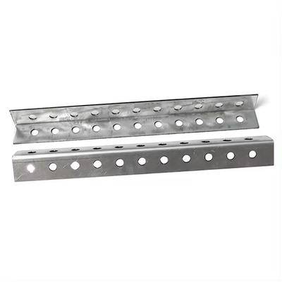 سلسلة Q195-Q420 25 * 25 * 4mm-200 * 200 * 10mm حرارة غمرة الزاوية المتساوية مع ثقب