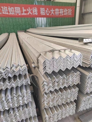 الفولاذ الزاوية السوداء ASTM A36 A53 Q235 Q345 الكربون متساوية شكل L