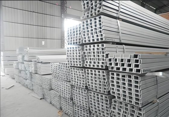 80x40 100x50 الفولاذ القناة من النوع C المعالج للإطار لكل متر ومخطط الوزن