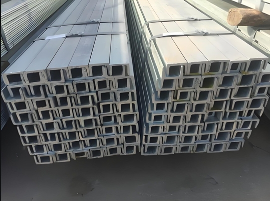 150x75 PFC فولاذ حجم 150x75 الفاتورة من خلال الوزن الفعلي وقنوات الفلينج الموازية