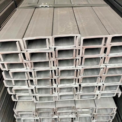 150x75 PFC فولاذ حجم 150x75 الفاتورة من خلال الوزن الفعلي وقنوات الفلينج الموازية
