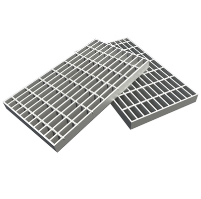 هيكل الفولاذ المغلف غطاء الخندق الأرضية شبكة الصرف الصحي 50mm الشواية عبر القضيب