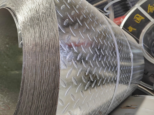 صفيحة فولاذية 2.5/2.75*1250mm لوحة نمطية مغلفة ساخنة مع شهادة ISO9001